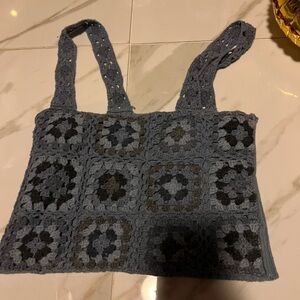 American eagle knitted crop top